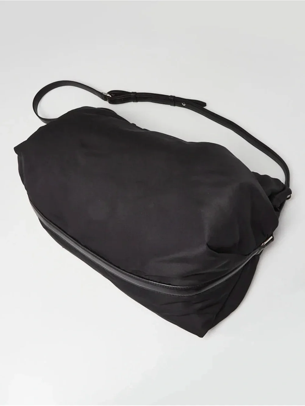 Alexander McQueen Black Graffiti Logo Drawstring Duffel